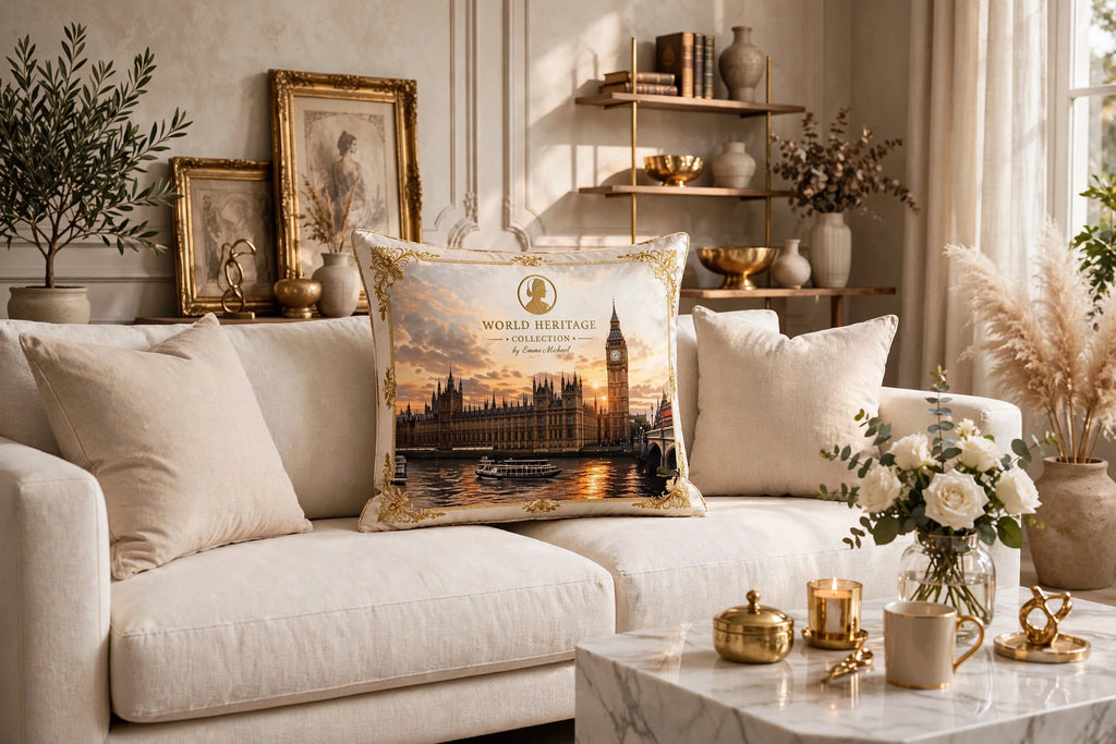 LC-0203 Westminster at Sunset Luxury Decorative Cushion Cover