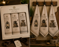 VKT- 0103| Timeless Heritage Kitchen – Vintage Lantern, Coffee Grinder & Traditional Millstone Luxury Kitchen Towel Gift Set