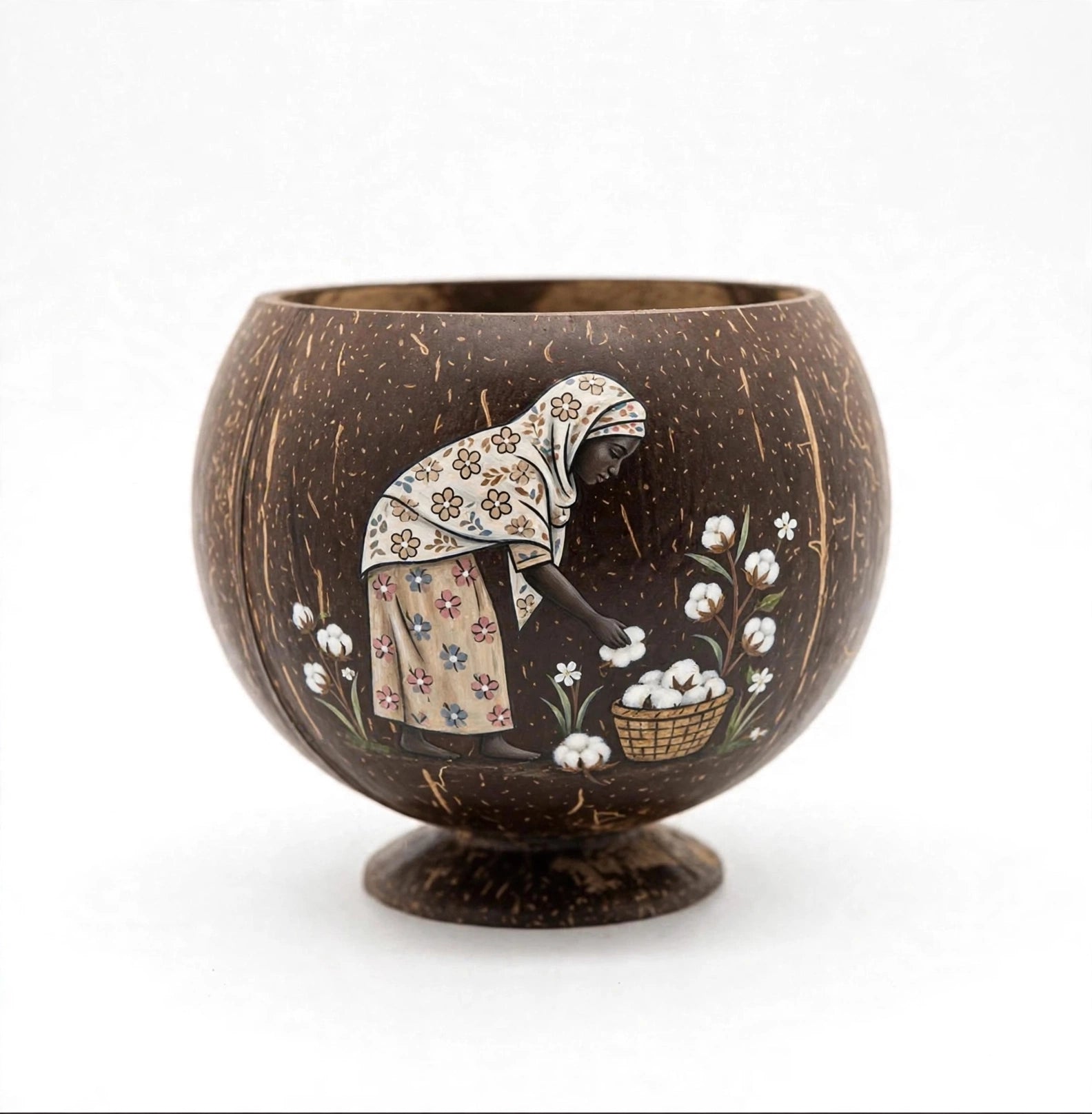 HCC-0804 | The Sudanese Cotton Harvest –  Heritage Coconut Cup