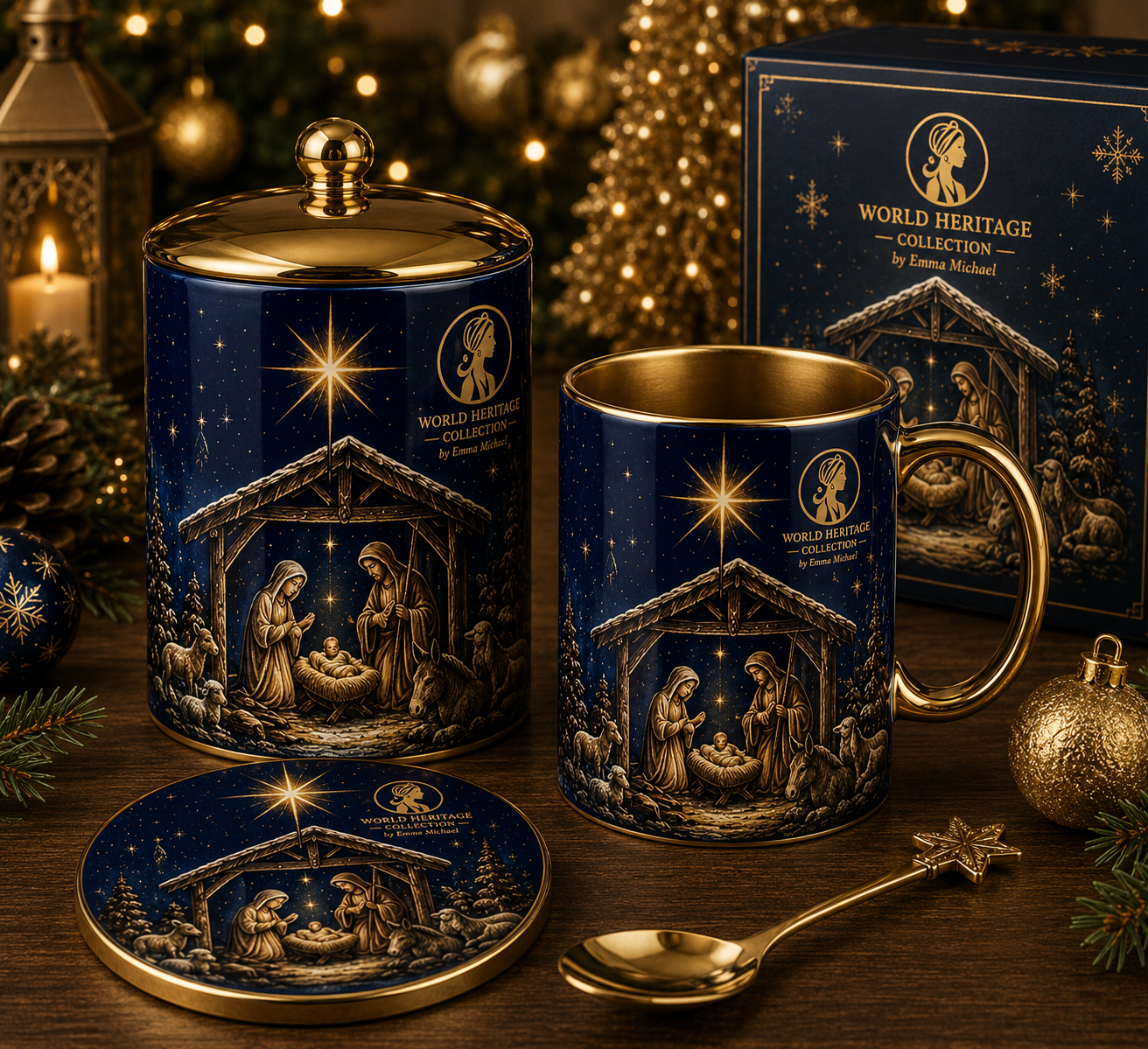 🎄 XM-0107| Holy Nativity – Limited Christmas Edition Mug Gift Set