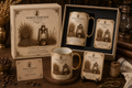 VMS- 06012| Vintage Kerosene Lantern Mug & Coaster Gift Set – Heritage Edition