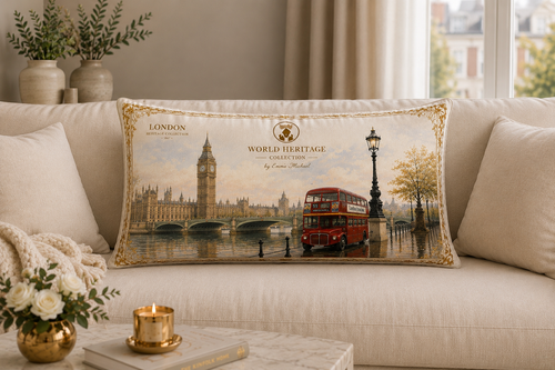 LC-0204 | London Icons Luxury Decorative Cushion Cover