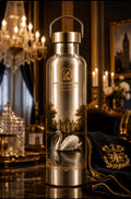 LB-0402 | Royal Swan on the Palace Lake Luxury Insulated Water Bottle – 500 mL