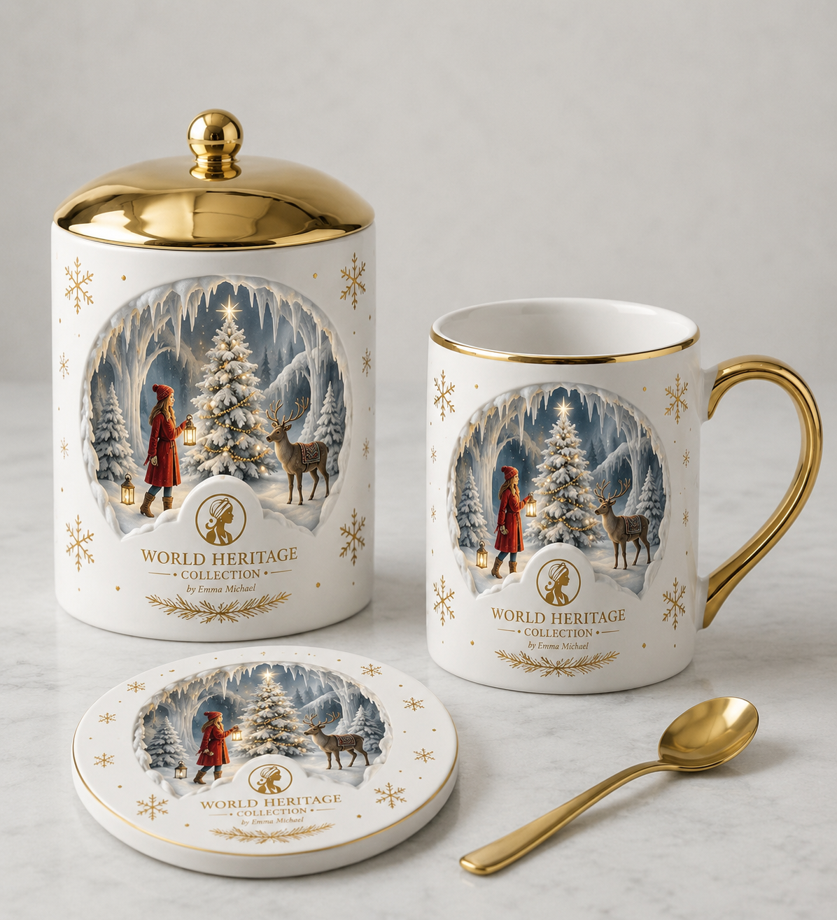 🎄 XM-0104 | Winter Forest – Limited Christmas Edition Mug Gift Set