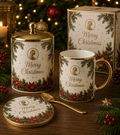 🎄 XM-108| Classic Merry Christmas – Limited Christmas Edition Mug Gift Set