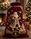 🎄 XS-0401| Luxury Christmas Velvet Santa Sack – Premium Gift Ba