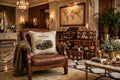 VC- 0504| Vintage Car Canvas Cushion Cover – Timeless Heritage Collection