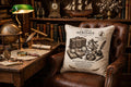 VC- 05019| Nostalgic Treasures Canvas Cushion Cover – Timeless Heritage Collection