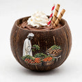 HCC-0803 | Morning at the Village Market – Sudanese Heritage Coconut Cup
